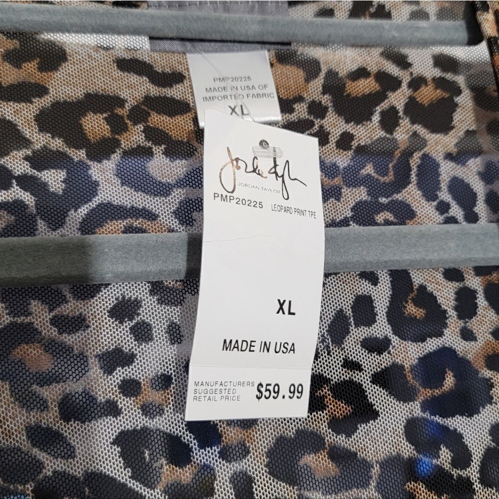 Jordan Taylor Women' Leopard open front Shear Beach Caftan Kimono Cover… - Picture 5 of 5